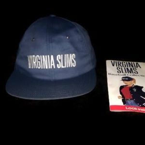 Vintage Virginia Slims Advertising Cigarette Blue